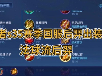 《鲸吞后羿出装铭文推荐攻略》（成为射手玩家的最佳选择，打造无敌后羿！）
