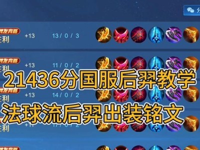 以最强后羿铭文出装攻略（全方位解析后羿的最佳铭文与出装选择，助你稳定carry全场！）